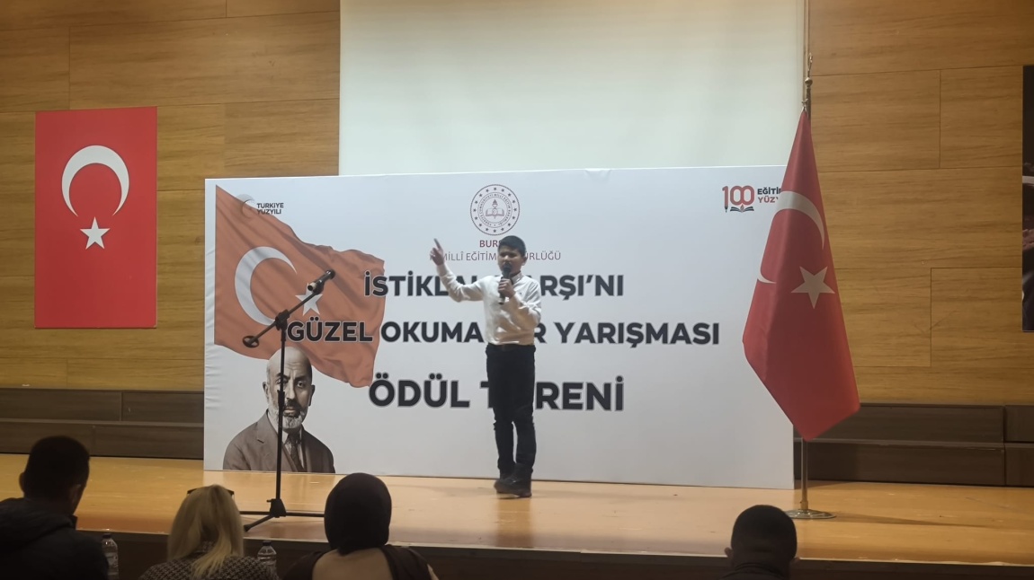 İSTİKLAL MARŞI OKUMA YARIŞMASI BİRİNCİMİZ İL GENELİNDE YAPILAN YARIŞMAYA KATILDI...